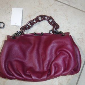 HOUSE OF WANT Burgundy Purse NWT